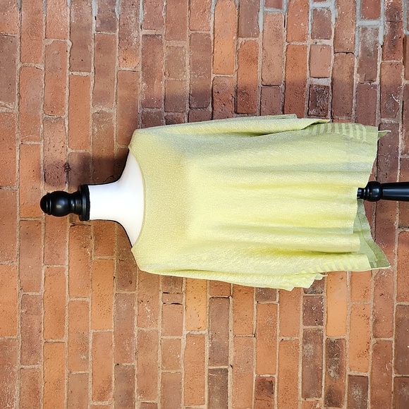 Anthropologie Tops - Anthropologie Sparkly Sheer Open Sleeve Tunic Top